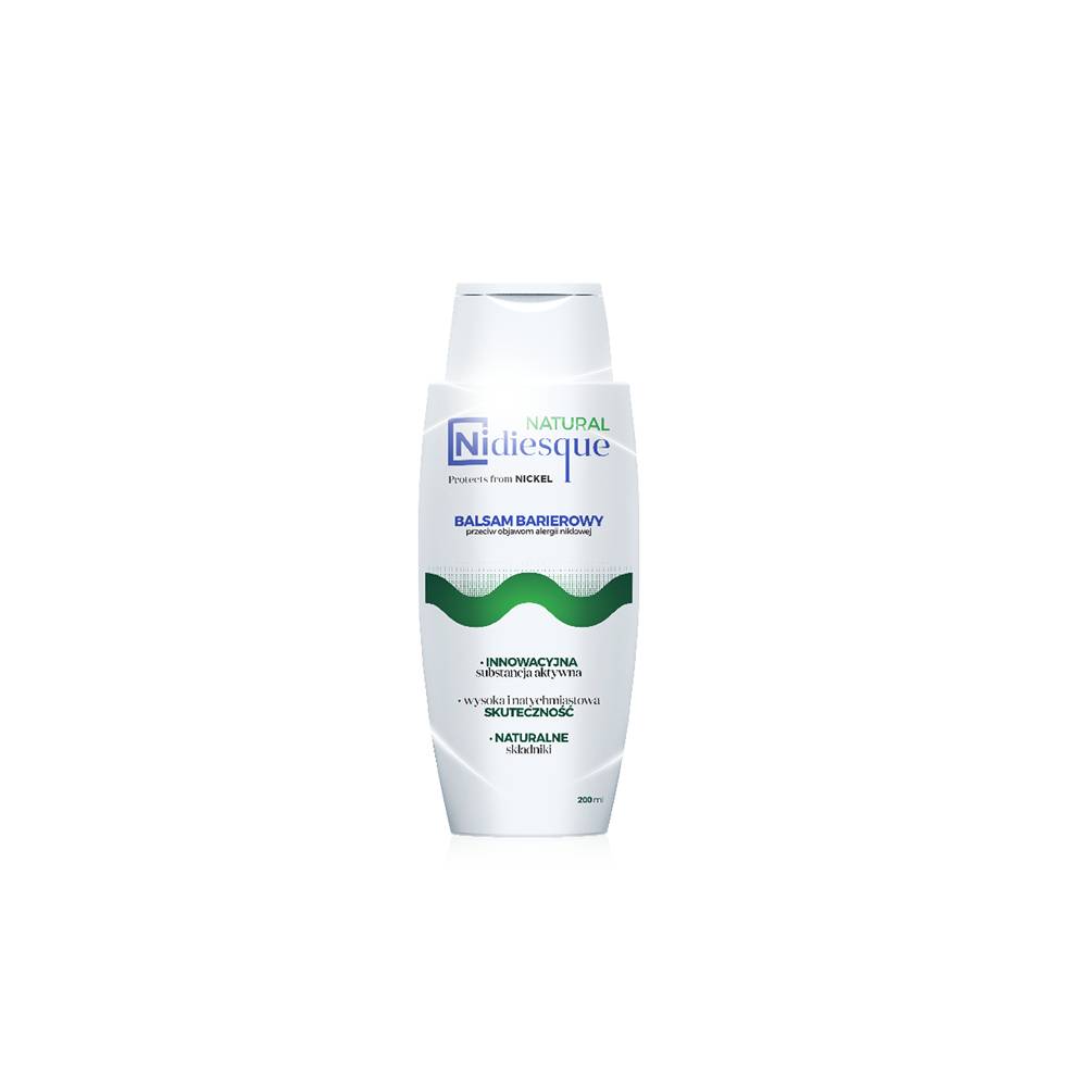 Balsam barierowy NIDIESQUE NATURAL przeciw objawom alergii niklowej, 200 ml, KF Niccolum